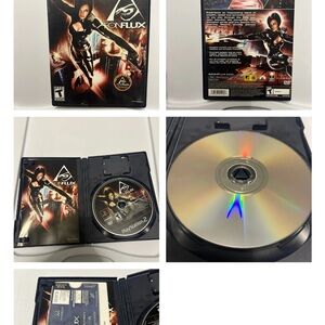 Aeon Flux Playstation 2 PS2 Video Game Complete WITH MOVIE PASS